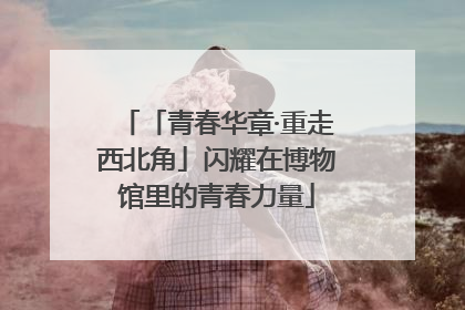 「青春华章·重走西北角」闪耀在博物馆里的青春力量