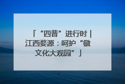 “四普”进行时｜江西婺源：呵护“徽文化大观园”