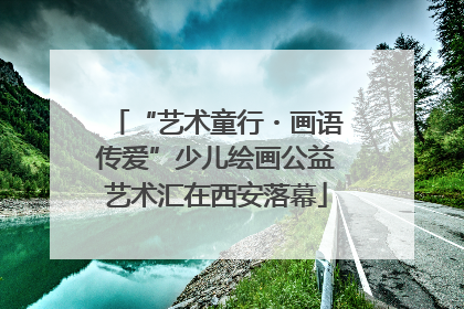 “艺术童行・画语传爱”少儿绘画公益艺术汇在西安落幕