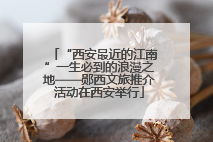 “西安最近的江南”一生必到的浪漫之地——郧西文旅推介活动在西安举行