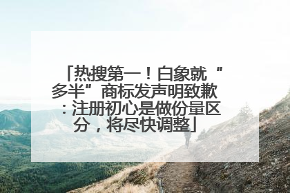 热搜第一！白象就“多半”商标发声明致歉：注册初心是做份量区分，将尽快调整