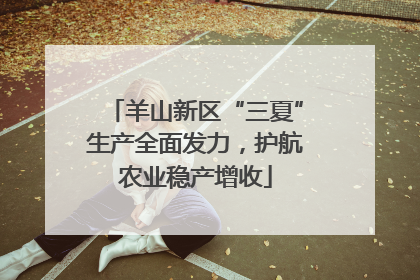 羊山新区“三夏”生产全面发力，护航农业稳产增收