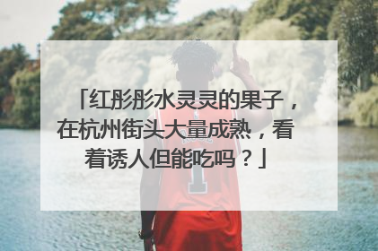 红彤彤水灵灵的果子，在杭州街头大量成熟，看着诱人但能吃吗？