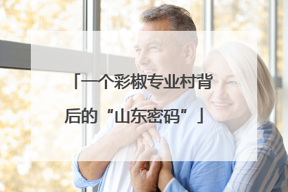 一个彩椒专业村背后的“山东密码”