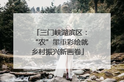 三门峡湖滨区：“农”墨重彩绘就乡村振兴新画卷