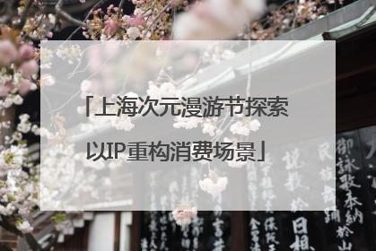 上海次元漫游节探索以IP重构消费场景