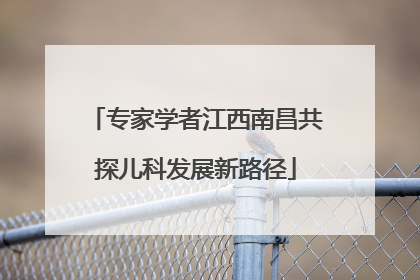 专家学者江西南昌共探儿科发展新路径