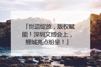 世遗绽放，版权赋能！深圳文博会上，鲤城亮点纷呈！