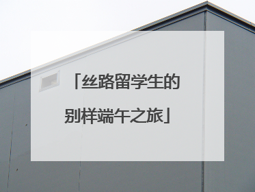 丝路留学生的别样端午之旅
