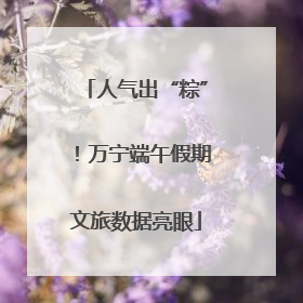 人气出“粽”！万宁端午假期文旅数据亮眼