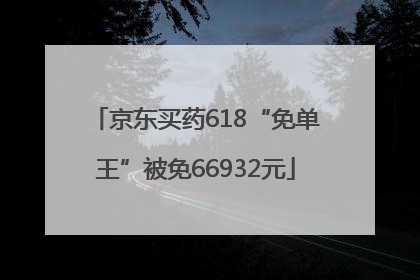京东买药618“免单王”被免66932元