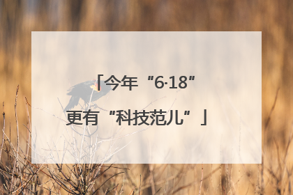 今年“6·18”更有“科技范儿”