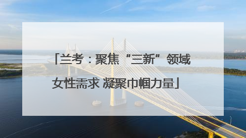 兰考：聚焦“三新”领域女性需求 凝聚巾帼力量