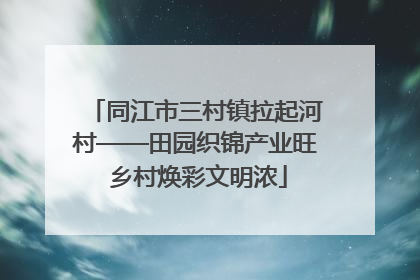 同江市三村镇拉起河村——田园织锦产业旺 乡村焕彩文明浓