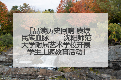 品读历史回响 赓续民族血脉——沈阳师范大学附属艺术学校开展学生主题教育活动