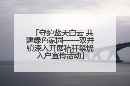 守护蓝天白云 共建绿色家园——双井镇深入开展秸秆禁烧入户宣传活动