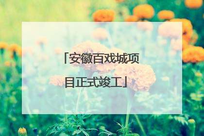 安徽百戏城项目正式竣工
