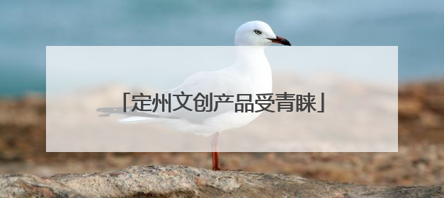 定州文创产品受青睐