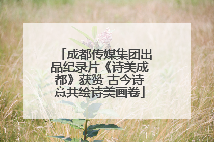 成都传媒集团出品纪录片《诗美成都》获赞 古今诗意共绘诗美画卷