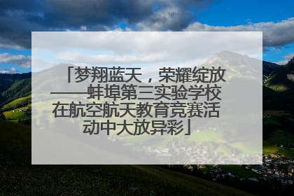 梦翔蓝天，荣耀绽放——蚌埠第三实验学校在航空航天教育竞赛活动中大放异彩