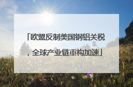 欧盟反制美国钢铝关税，全球产业链重构加速