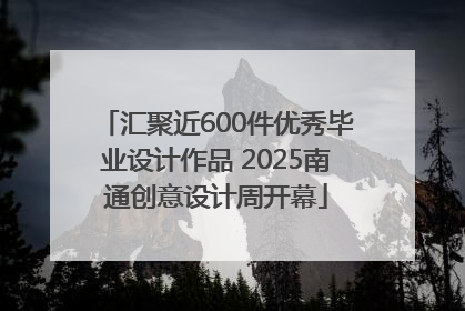 汇聚近600件优秀毕业设计作品 2025南通创意设计周开幕