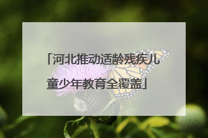 河北推动适龄残疾儿童少年教育全覆盖