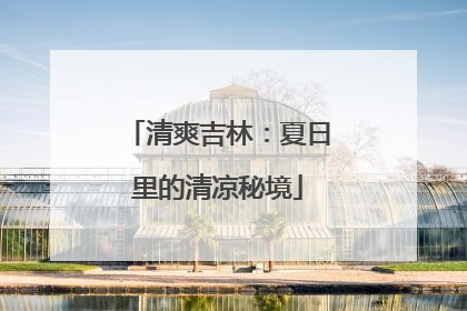 清爽吉林：夏日里的清凉秘境