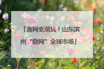 渔网变潮玩！山东滨州“撒网”全球市场