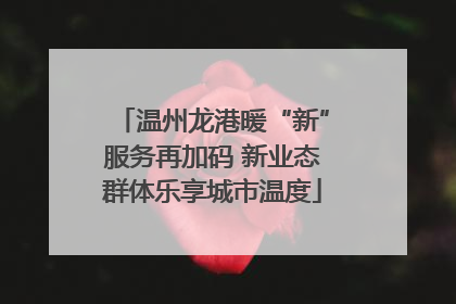 温州龙港暖“新”服务再加码 新业态群体乐享城市温度