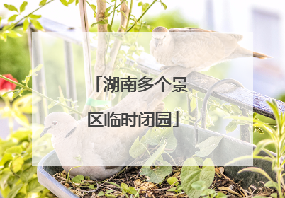 湖南多个景区临时闭园