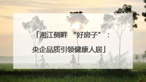 湘江侧畔 “好房子”：央企品质引领健康人居