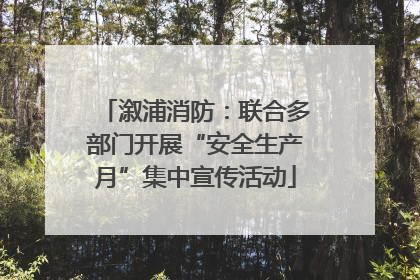 溆浦消防：联合多部门开展“安全生产月”集中宣传活动
