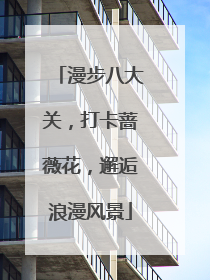 漫步八大关，打卡蔷薇花，邂逅浪漫风景