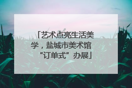 艺术点亮生活美学，盐城市美术馆“订单式”办展