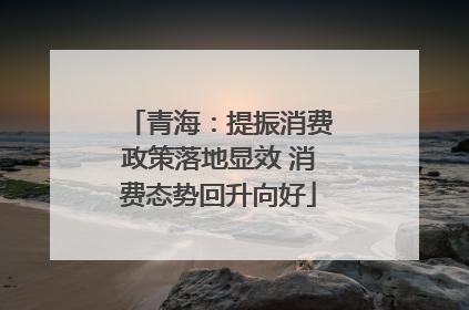 青海：提振消费政策落地显效 消费态势回升向好
