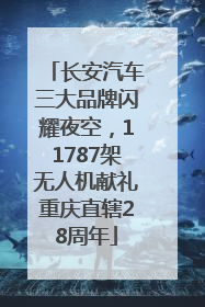 长安汽车三大品牌闪耀夜空，11787架无人机献礼重庆直辖28周年