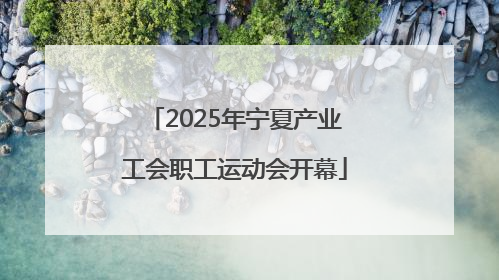 2025年宁夏产业工会职工运动会开幕