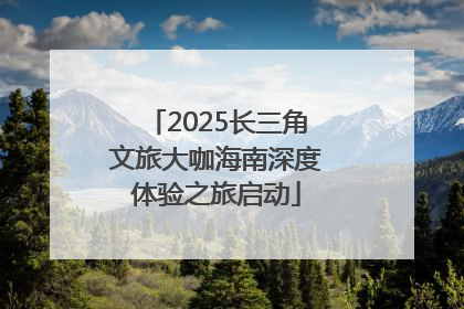 2025长三角文旅大咖海南深度体验之旅启动