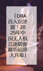 DRA首入京津冀！2025年中国无人机竞速联赛廊坊站盛大开幕